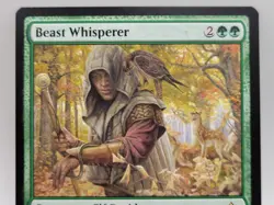 Beast Whisperer GRN MTG Rare Elf Druid Commander Card Draw LP - Image 2