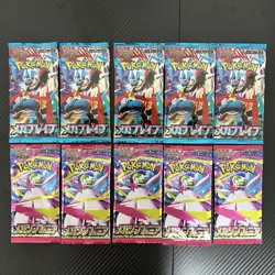 10 Pack Pokemon Card JPN Scarlet Violet Booster pack Mega Brave Mega Symphonia5 - Image 1
