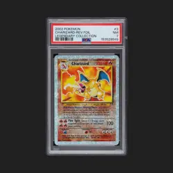 Charizard Legendary LC Reverse Holo Card 3/110 Near Mint PSA 7 - Image 1