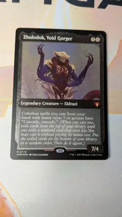 MTG Commander Masters Zhulodok, Void Gorger 0779 Foil NM/M - Image 1