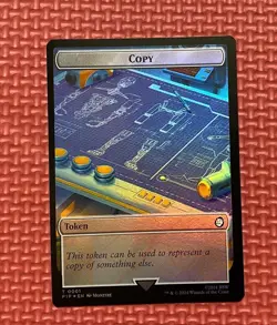 Junk / Copy Token Foil Fallout Commander NM MTG - Image 2