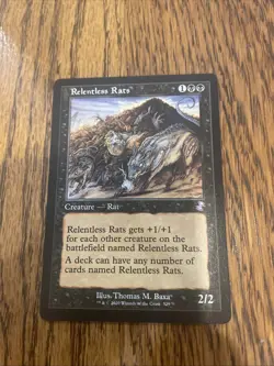 Relentless Rats Time Spiral Remastered Regular Non-Foil Time Shifted NM MTG - Image 1