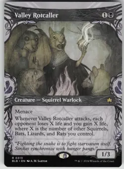 MTG TCG Valley Rotcaller (Showcase) R Bloomburrow 313 - Image 1