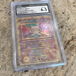 Pokemon Ancient Mew CGC 6.5 Movie 2000 Promo Holo Card 1 Pokemon TCG 2000 - Image 1