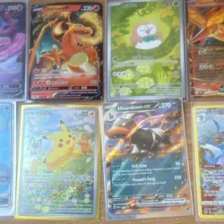 Pokemon TCG Ultra Rare Lot 20 Cards Pikachu Charizard Arceus Lapras Kingdra - Image 2