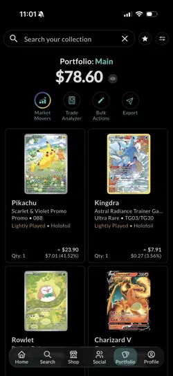 Pokemon TCG Ultra Rare Lot 20 Cards Pikachu Charizard Arceus Lapras Kingdra - Image 5