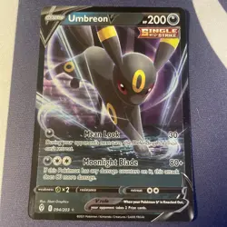 Umbreon V 94/203 Evolving Skies Rare Holo Pokemon Card TCG - Image 1