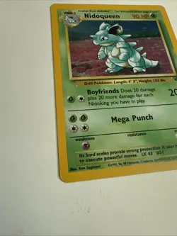 Nidoqueen - 7/64 - Holo Rare - Unlimited Edition Jungle Pokemon - Image 2
