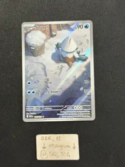 Pokemon Mega Evolutions - Snover - 140/132 - Illustration Art Rare - M/NM - Image 1