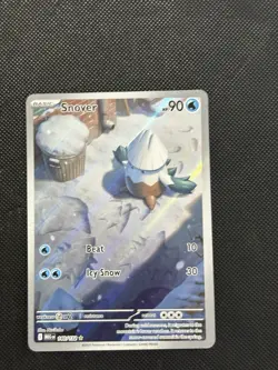 Pokemon Mega Evolutions - Snover - 140/132 - Illustration Art Rare - M/NM - Image 2