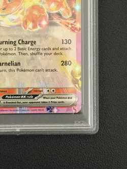 Pokemon TCG Flareon ex 014/131 Prismatic Evolutions Double Rare - PSA 10 - Image 2