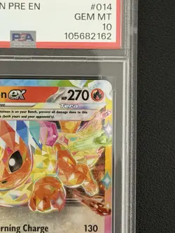 Pokemon TCG Flareon ex 014/131 Prismatic Evolutions Double Rare - PSA 10 - Image 3