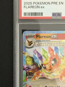 Pokemon TCG Flareon ex 014/131 Prismatic Evolutions Double Rare - PSA 10 - Image 4