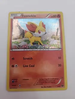 Fennekin 3/12 McDonald’s Pokemon Card Pokemon 2013 Holo Promo - Image 1