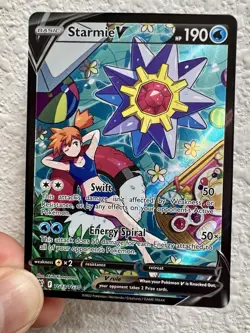 Pokemon TCG Starmie v Astral Radiance Holo Ultra Rare Full Art TG13/TG30 - Image 1