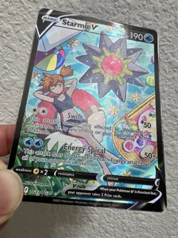 Pokemon TCG Starmie v Astral Radiance Holo Ultra Rare Full Art TG13/TG30 - Image 2