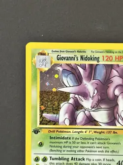 Giovanni’s Nidoking 1st Edition Holo Gym Challenge Pokemon 2000 - Image 2
