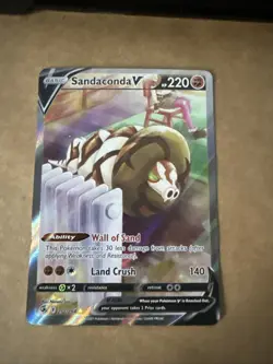 Pokemon Fusion Strike Sandaconda V 252/264 Ultra Rare NM - Image 1