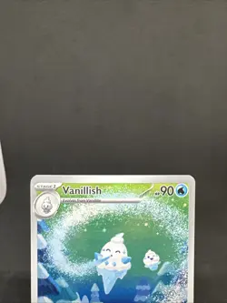 Pokemon TCG Vanillish Illustration Rare Holo 112/086 Scarlet Violet White Flare - Image 3