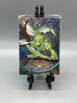 Pokemon Topps Scyther #123 Holo LP - Image 1