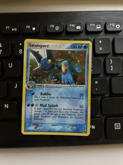 Pokemon TCG Swampert 9/106 EX Emerald Holo Rare 100 HP Bubble Mud Splash Stage 2 - Image 1