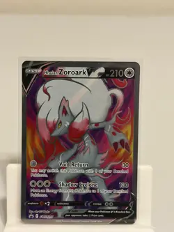 Hisuian Zoroark V SWSH297 NEAR MINT Sword & Shield Promo Holo Pokemon - Image 2