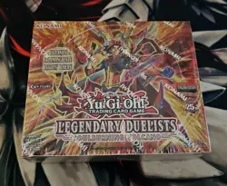 YuGiOh Legendary Duelists Soulburning Volcano Booster Box Sealed New TCG Konami - Image 1
