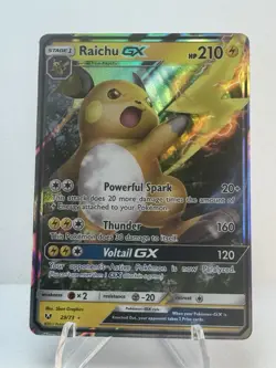 Raichu GX 29/73 - Holo Shining Legends Pokemon HP - Image 1