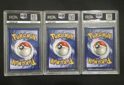 Pokemon Hypno 16/147 Arbok 31/62 Weezing 45/62 Aquapolis / Fossil PSA 9 Lot - Image 2