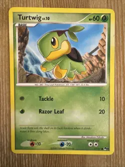 Turtwig - 17/17 - Pop Series 8 - Non Holo - Pokemon TCG VLP - Image 1