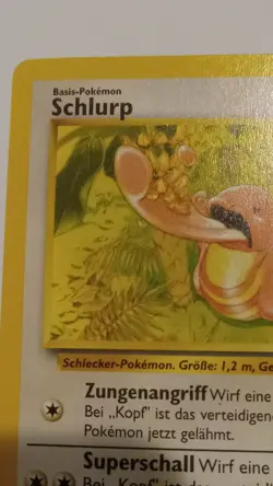 Pokemon Schlurp 38/64 Base Set German 90 HP Basic Uncommon Regular 1999 - Image 1