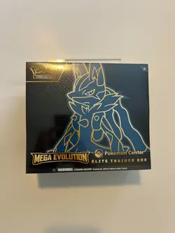 Pokemon Center Exclusive Mega Evolution ETB (Mega Lucario) - Sealed - Image 1