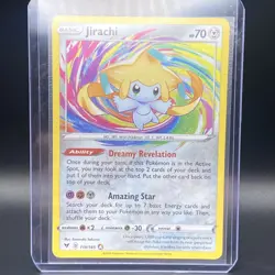 Jirachi - 119/185 - Pokemon Swsh04: Vivid Voltage Amazing Rare LP - Image 1