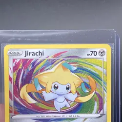 Jirachi - 119/185 - Pokemon Swsh04: Vivid Voltage Amazing Rare LP - Image 3