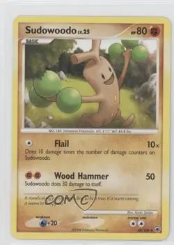 Sudowoodo Pokemon Diamond & Pearl Majestic Dawn #48 2008 - Image 1