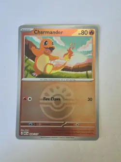 Charmander (Friend Ball) 020/217 Reverse Holo ME: Ascended Heroes Pokemon NM - Image 1