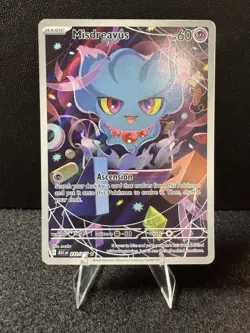 Pokemon Misdreavus 233/217 ASC Full Art Holo Rare Basic 60 HP Ghost - Image 1