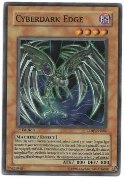 Cyberdark Edge [1st Edition] CDIP-EN002 YuGiOh Cyberdark Impact - Image 1