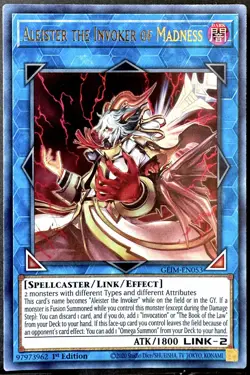 Yugioh 1X Aleister the Invoker of Madness - Ultra Rare - 1st Ed - GEIM-EN053 NM - Image 1
