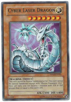 Cyber Laser Dragon DP04-EN003 YuGiOh Duelist Pack: Zane Truesdale - Image 1