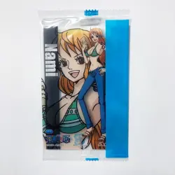 S5528 Nami Japanese One Piece Morinaga Wafer Clear Card SEALED M4 - Image 1