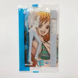 S5528 Nami Japanese One Piece Morinaga Wafer Clear Card SEALED M4 - Image 2