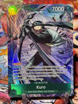 KURO - One Piece TCG OP15-025 - AA Alt Art Rare R - Adventure on Kami's Island - Image 1