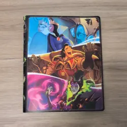 Disney Lorcana 9-Pocket Villain Portfolio binder holds 252 cards - Image 1