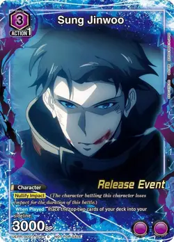 Sung Jinwoo Release - UE17BT/SLG-1-016 NM - Union Arena - Image 1