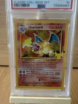 Pokemon TCG Charizard Celebrations Holo Card 4/102 PSA 10 GEM MINT - Image 3