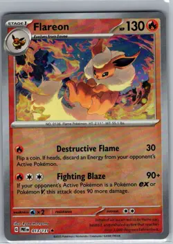 Flareon (Master Ball) 013/131 SV: Prismatic Evolutions - Pokemon Card - NM - Image 1