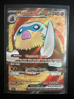 Mamoswine ex - Full Art - 174/191 Journey Together - Ultra Rare Pokemon TCG Card - Image 1
