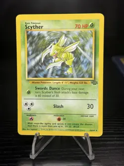 Pokemon Card - Scyther 26/64 Jungle - Non Holo - LP - Image 1