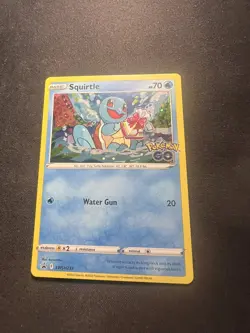 Pokemon TCG Squirtle SWSH233 SWSH: Sword & Shield Promo Cards Galaxy Holo SWIRL - Image 2